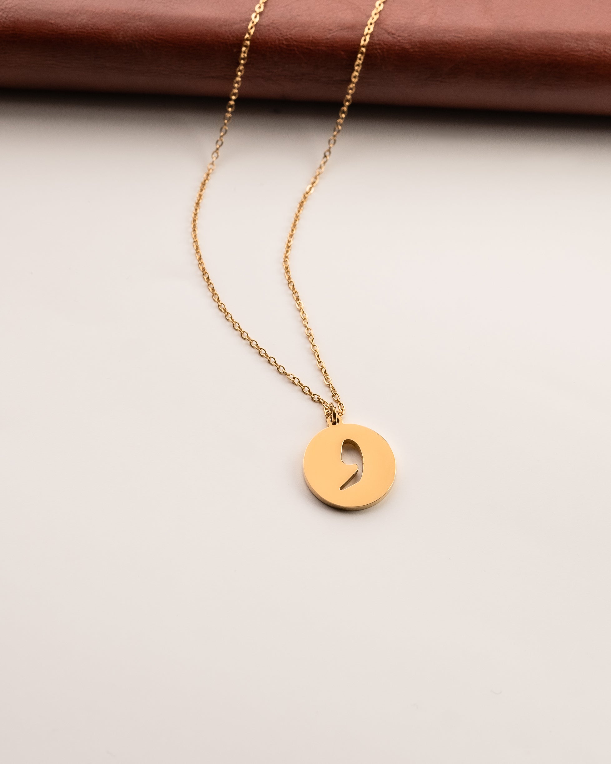 Arabic Initial Necklace و
