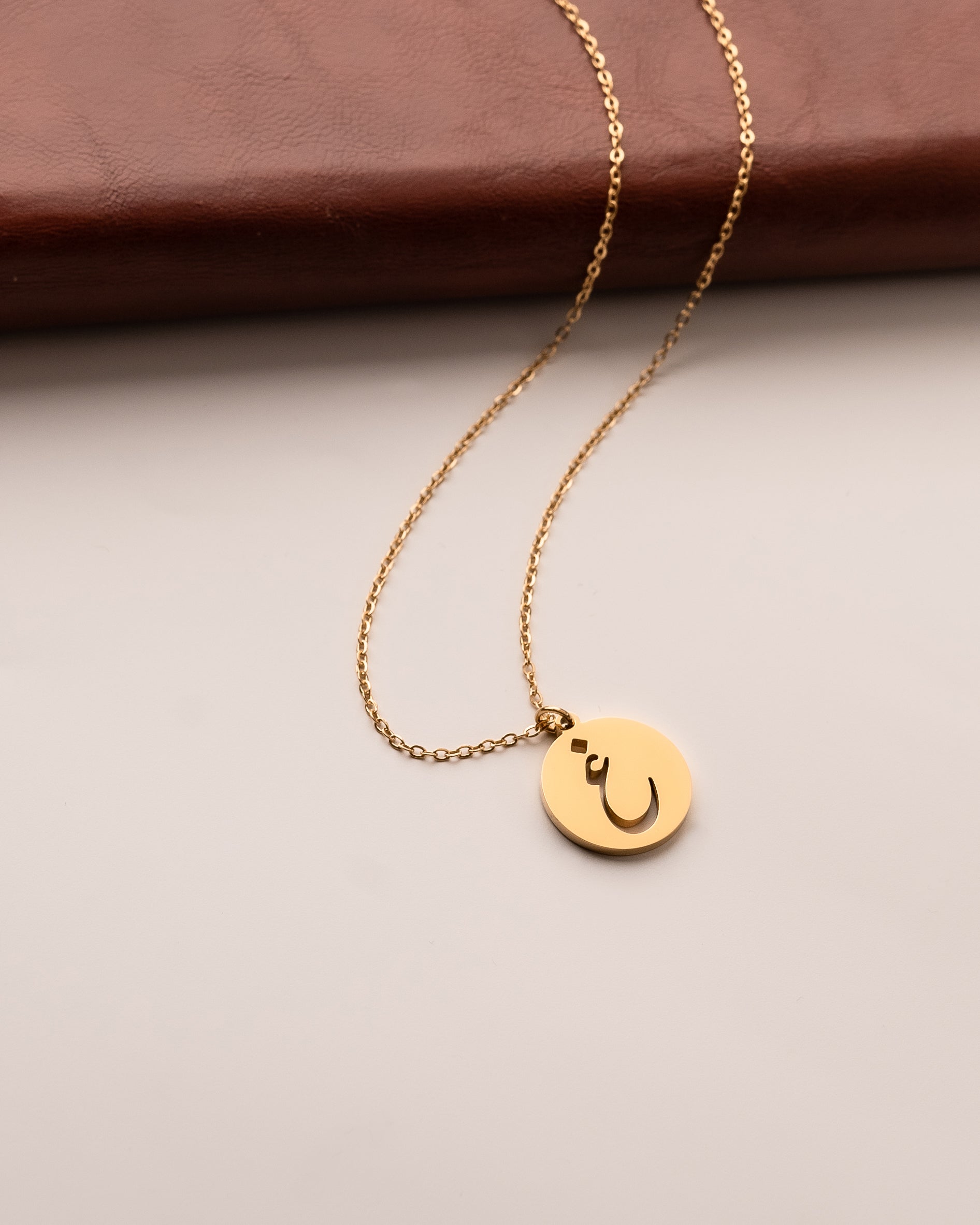 Arabic Initial Necklace غ