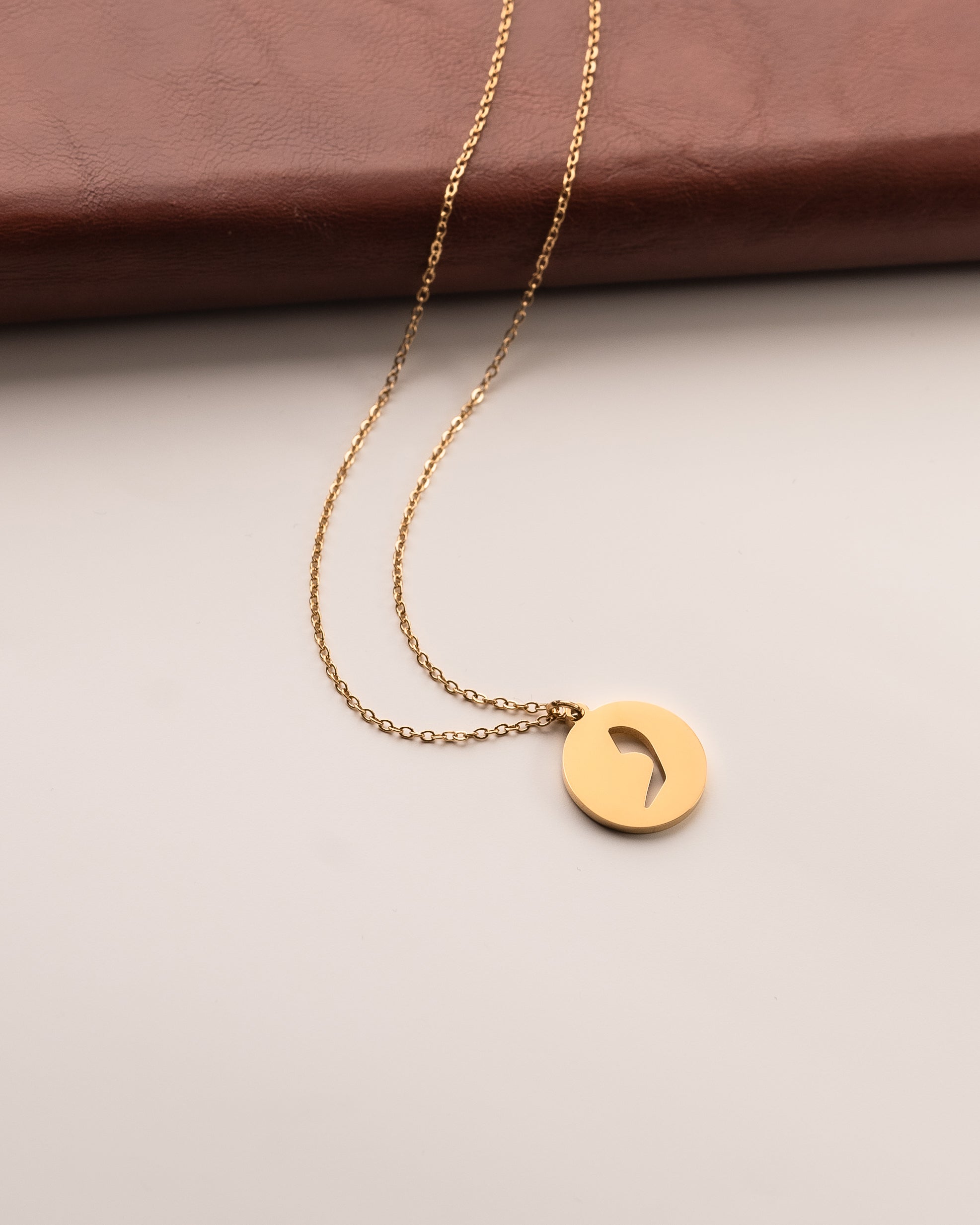Arabic Initial Necklace د