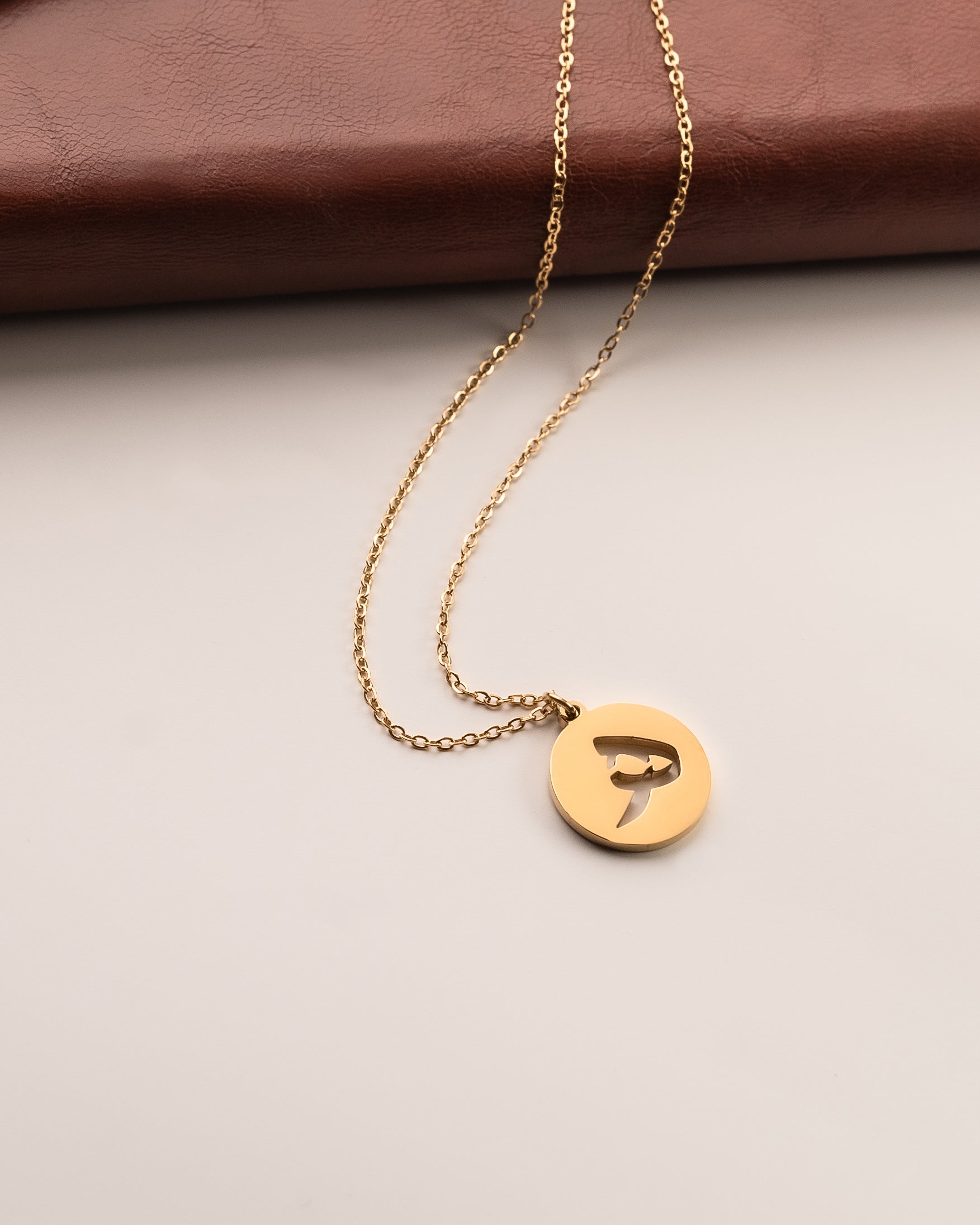 Arabic Initial Necklace ھ