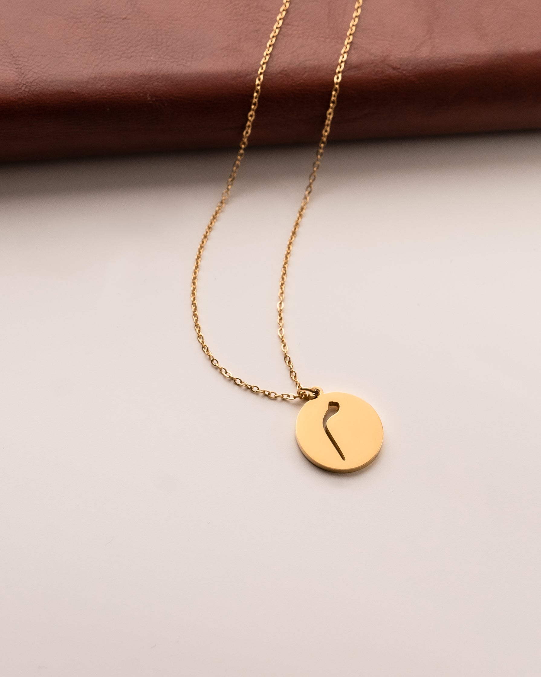 Arabic Initial Necklace م