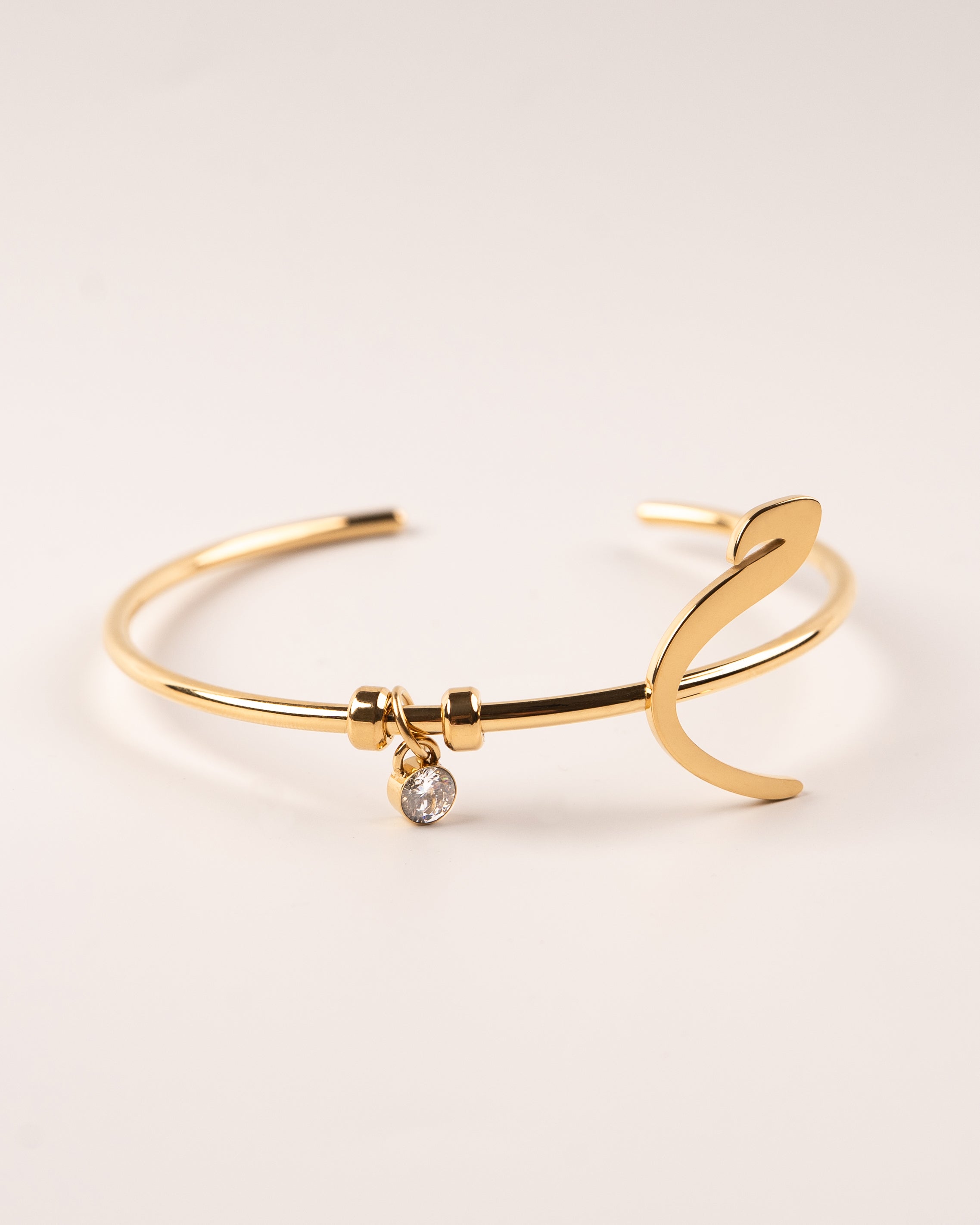 Arabic Initial Bracelet ح