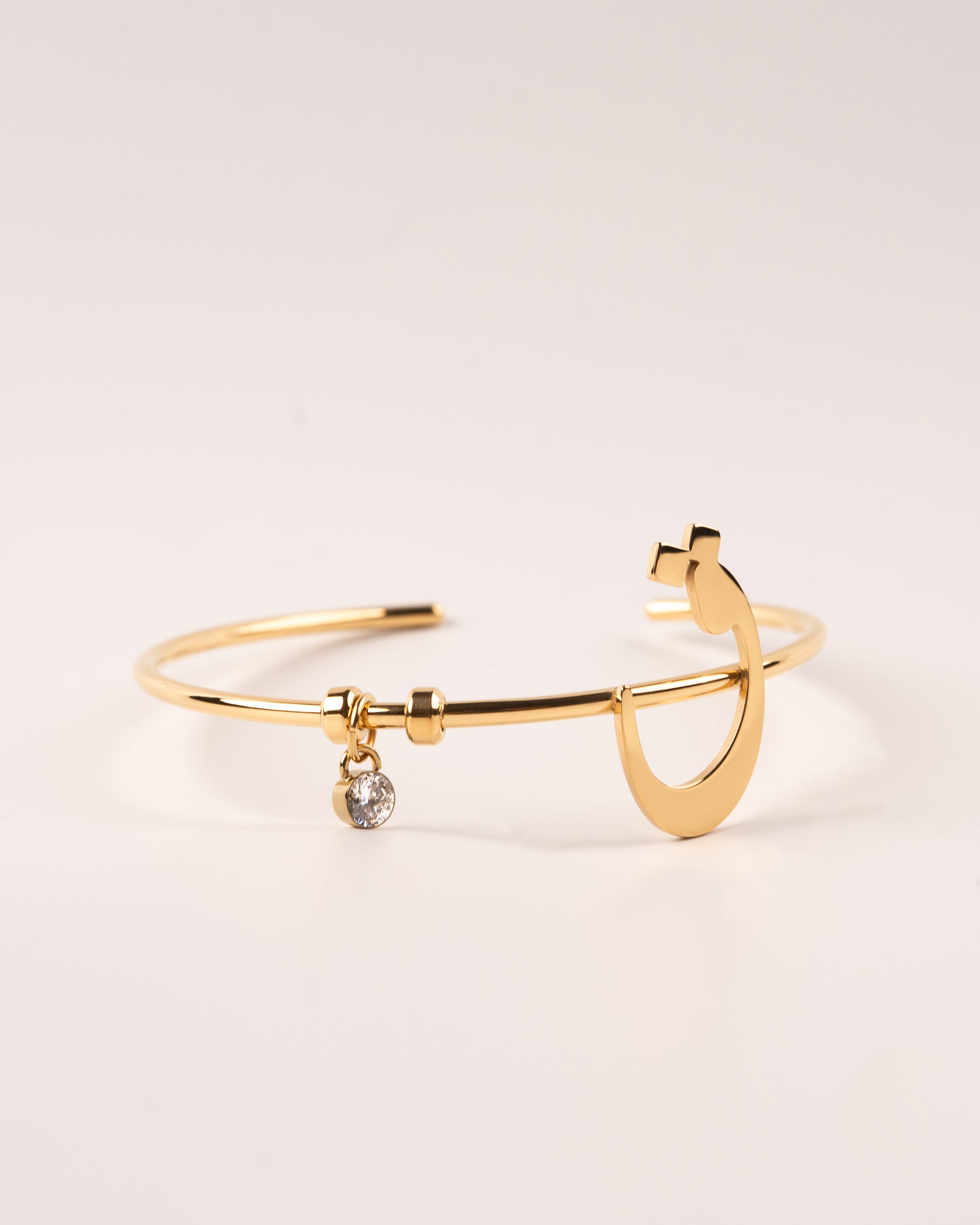 Arabic Initial Bracelet ق