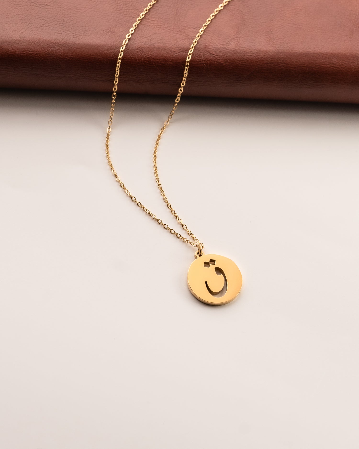 Arabic Initial Necklace ق