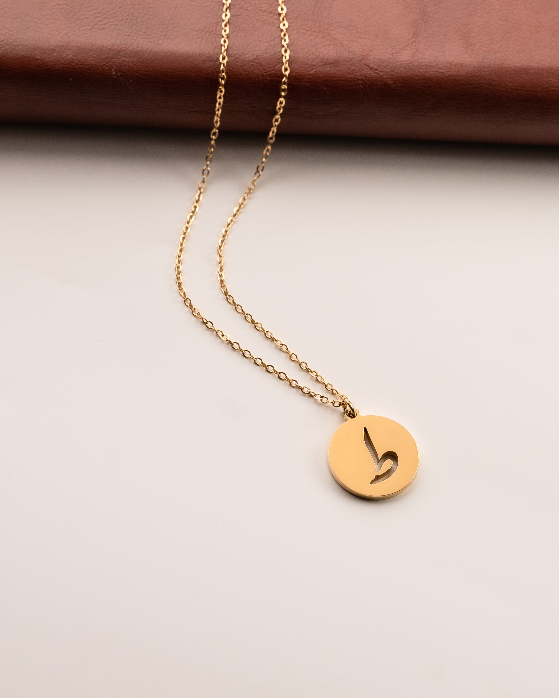Arabic Initial Necklace ط