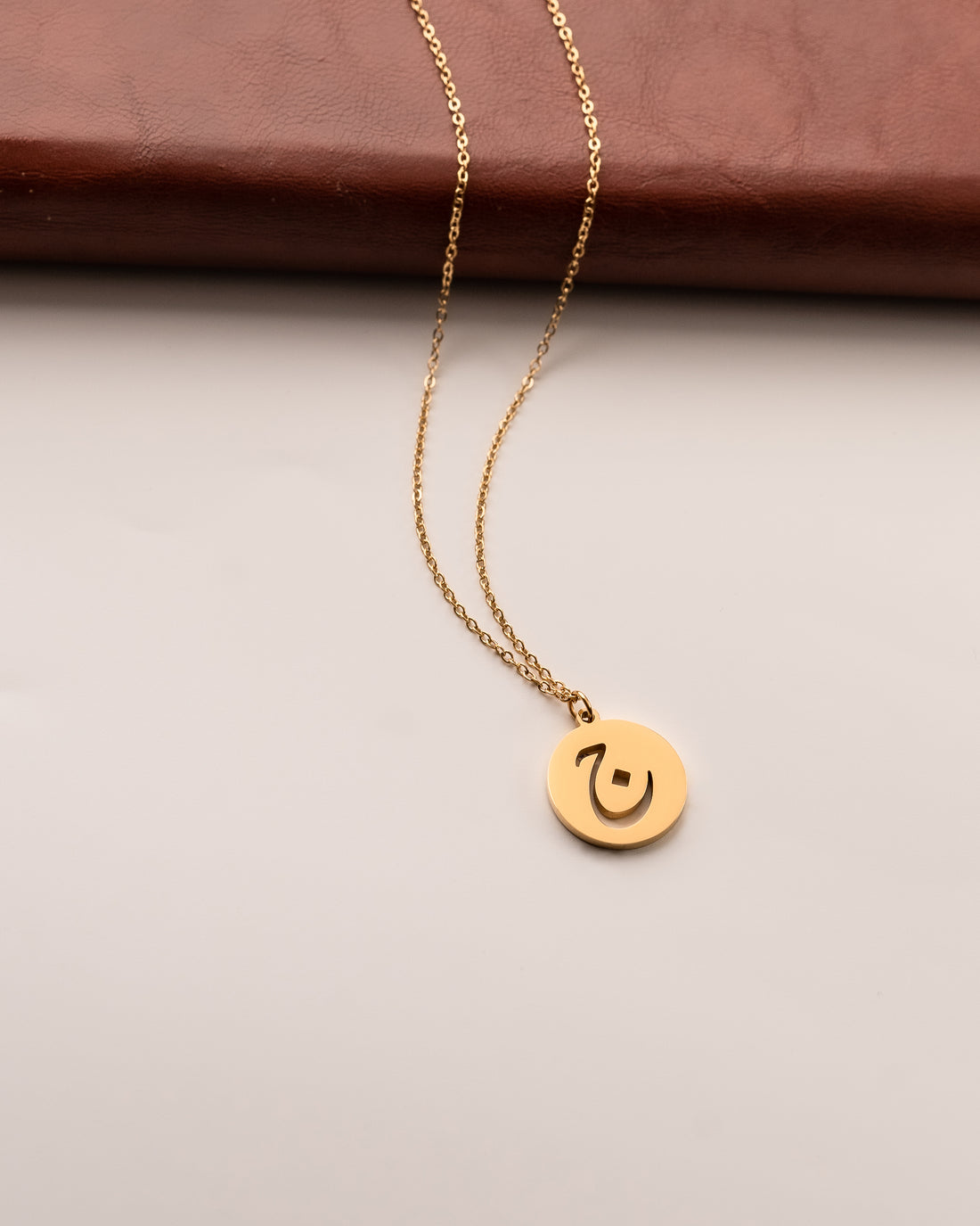Arabic Initial Necklace ج