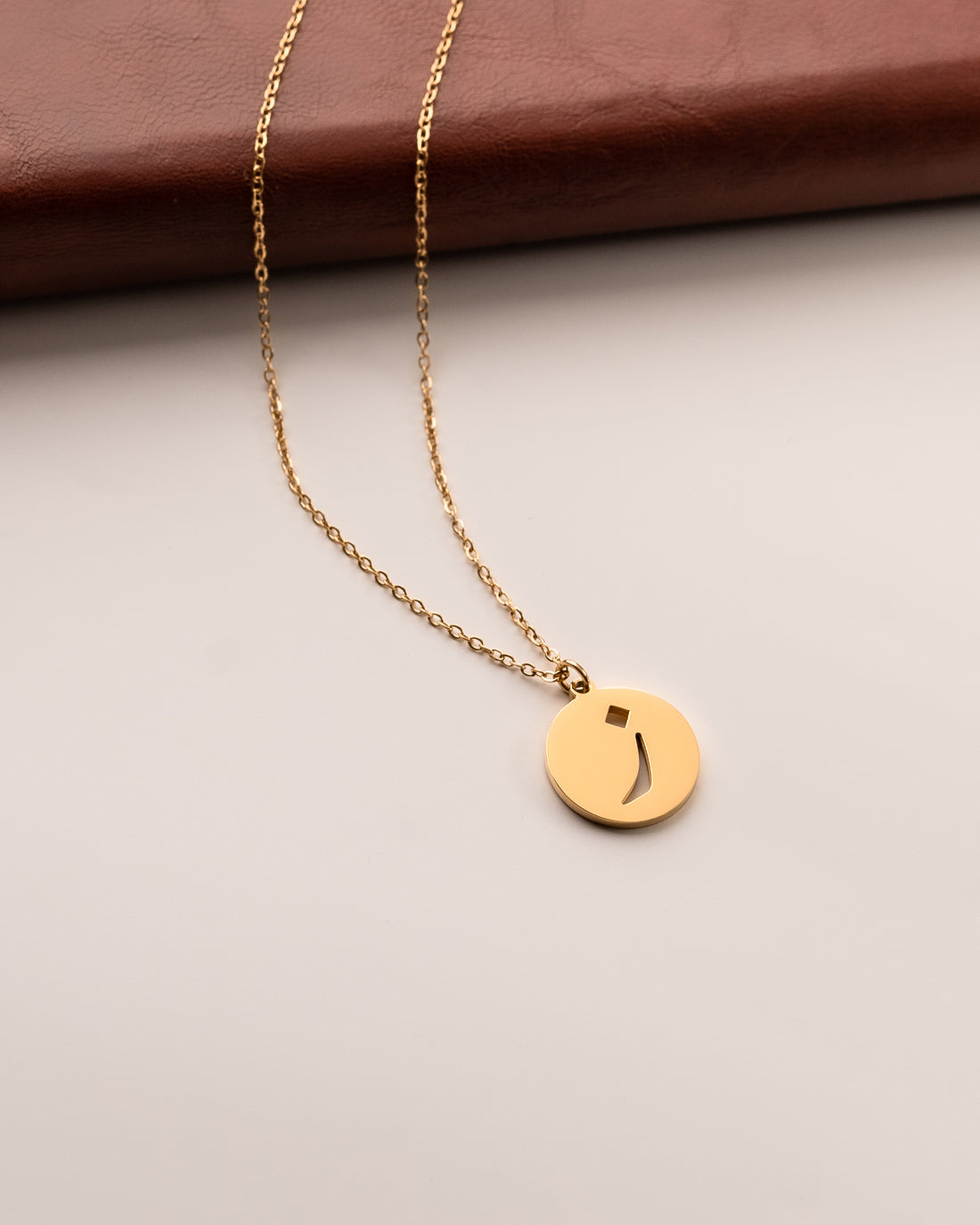 Arabic Initial Necklace ز