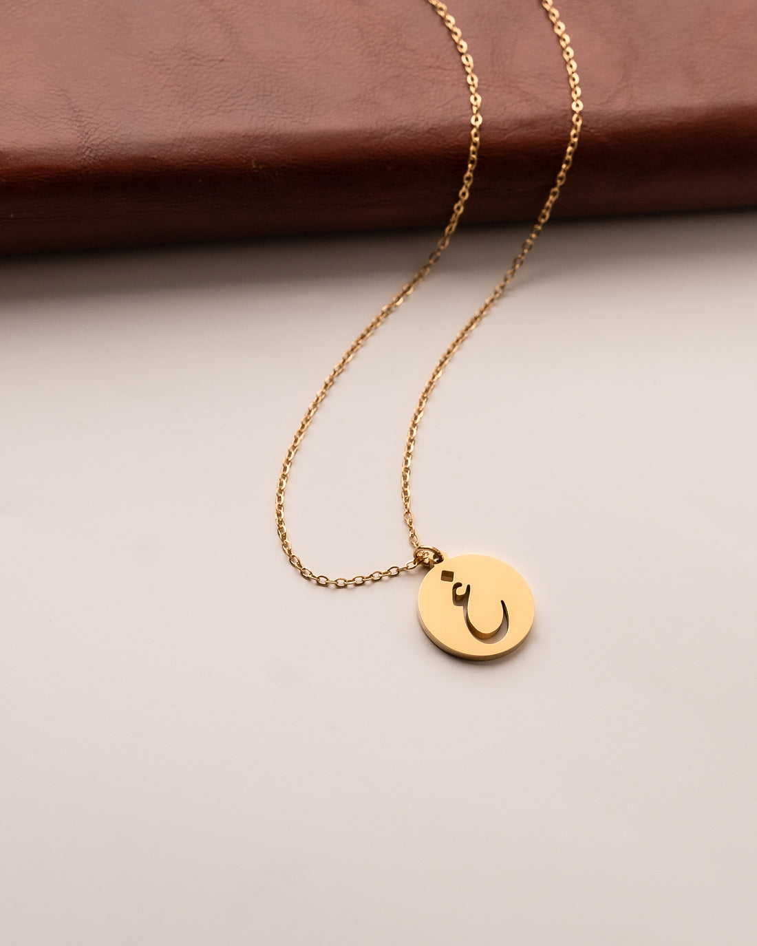 Arabic Initial Necklace غ