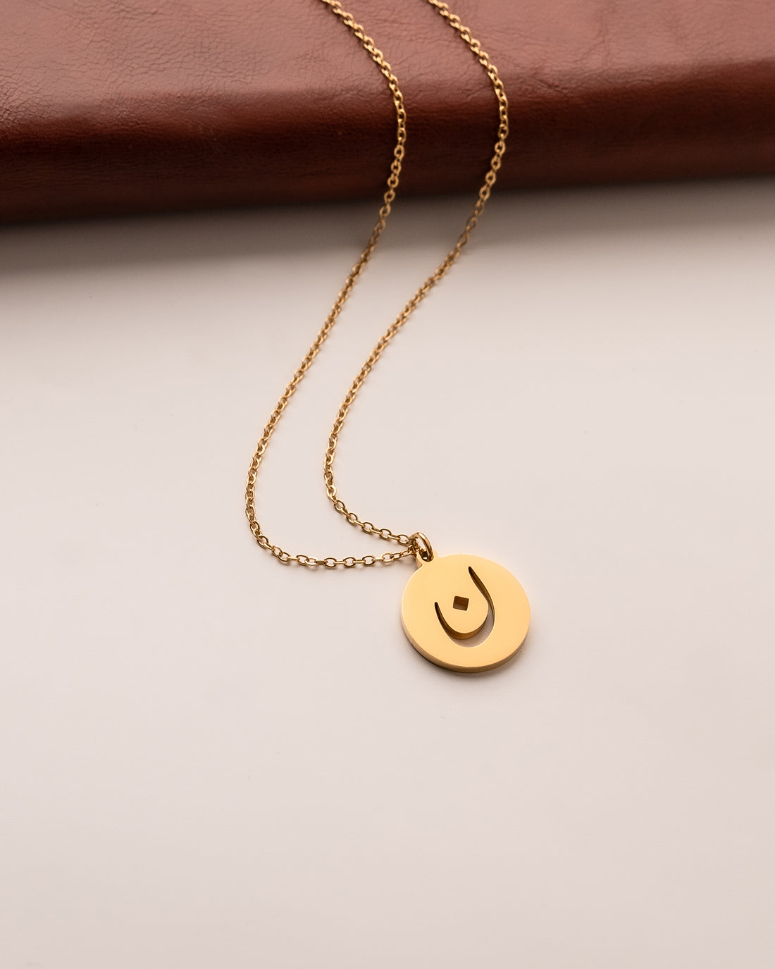 Arabic Initial Necklace ن