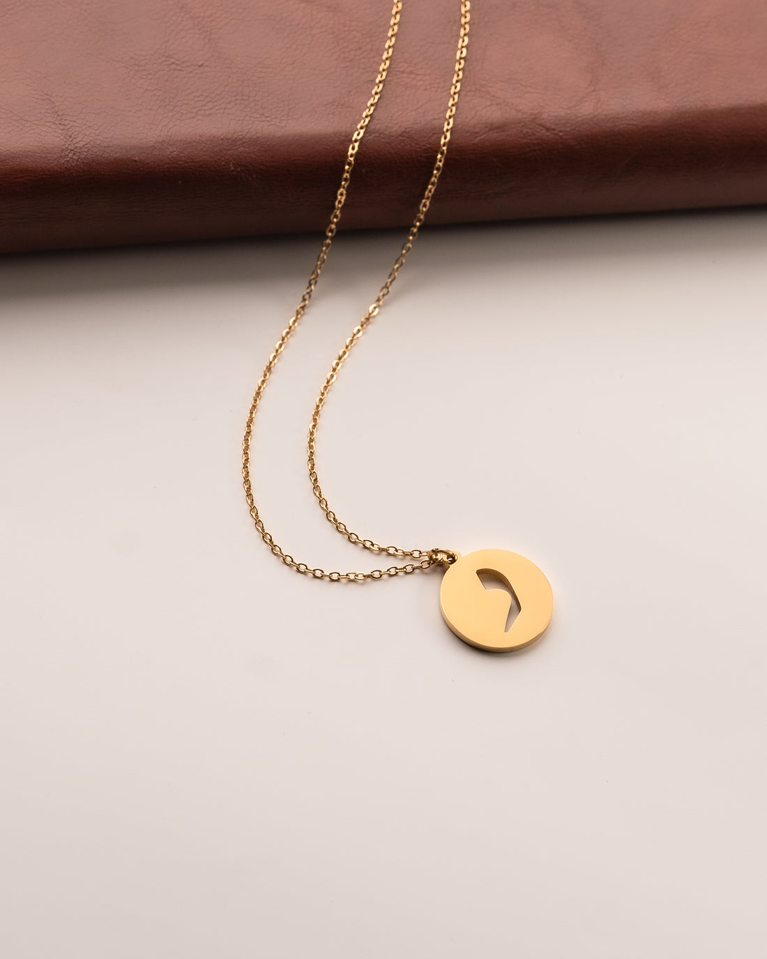 Arabic Initial Necklace د