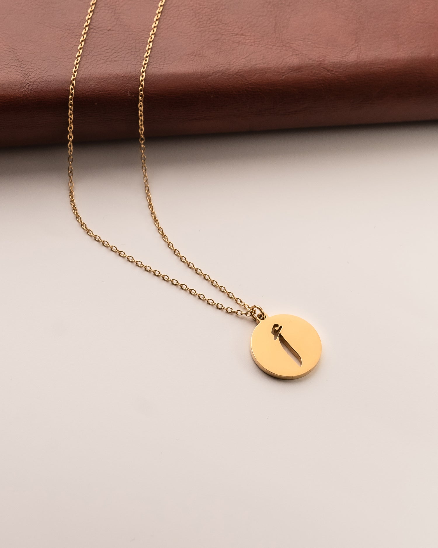 Arabic Initial Necklace أ