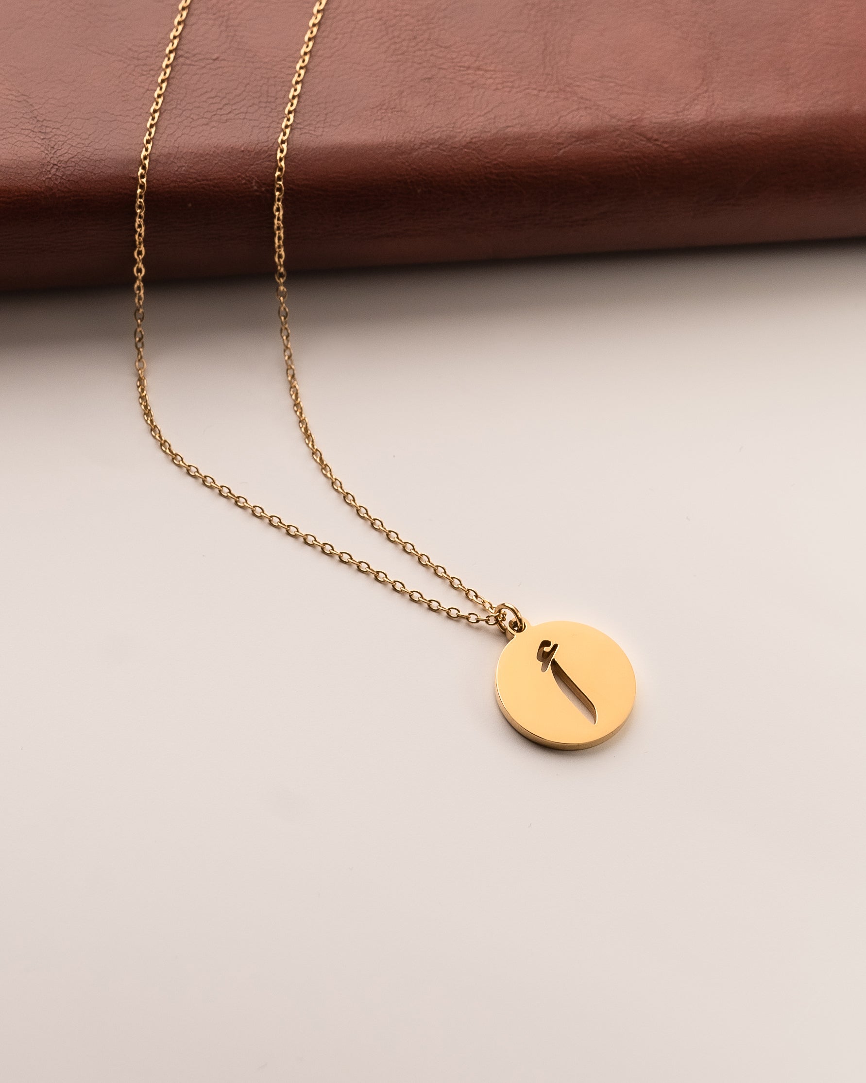 Arabic Initial Necklace أ