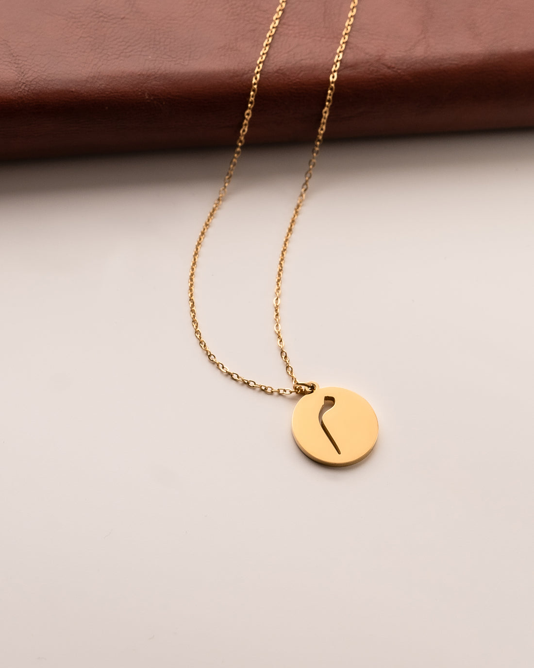 Arabic Initial Necklace م