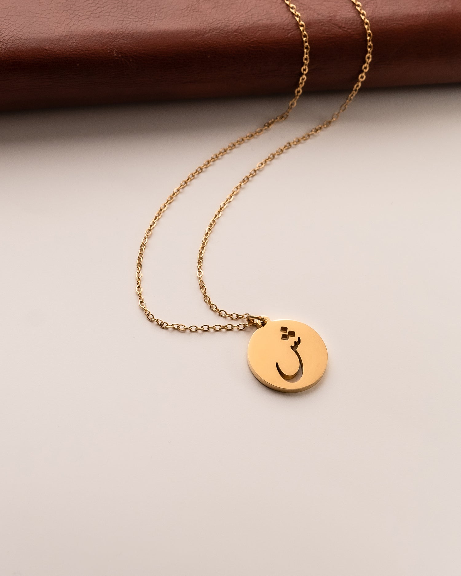 Arabic Initial Necklace ش