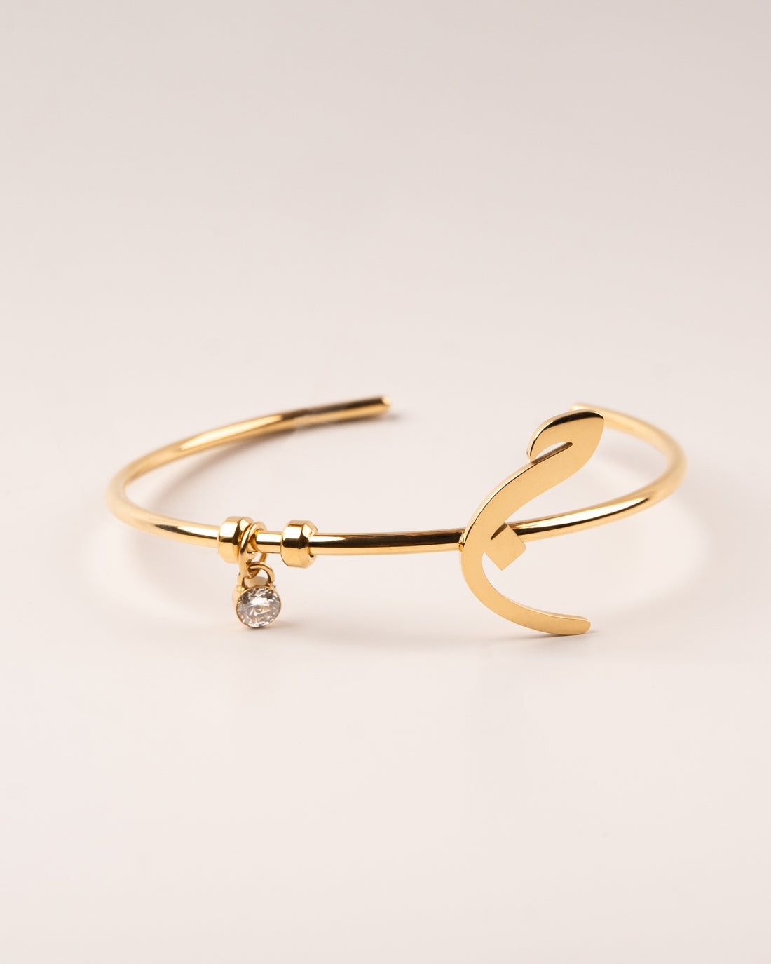 Arabic Initial Bracelet ج