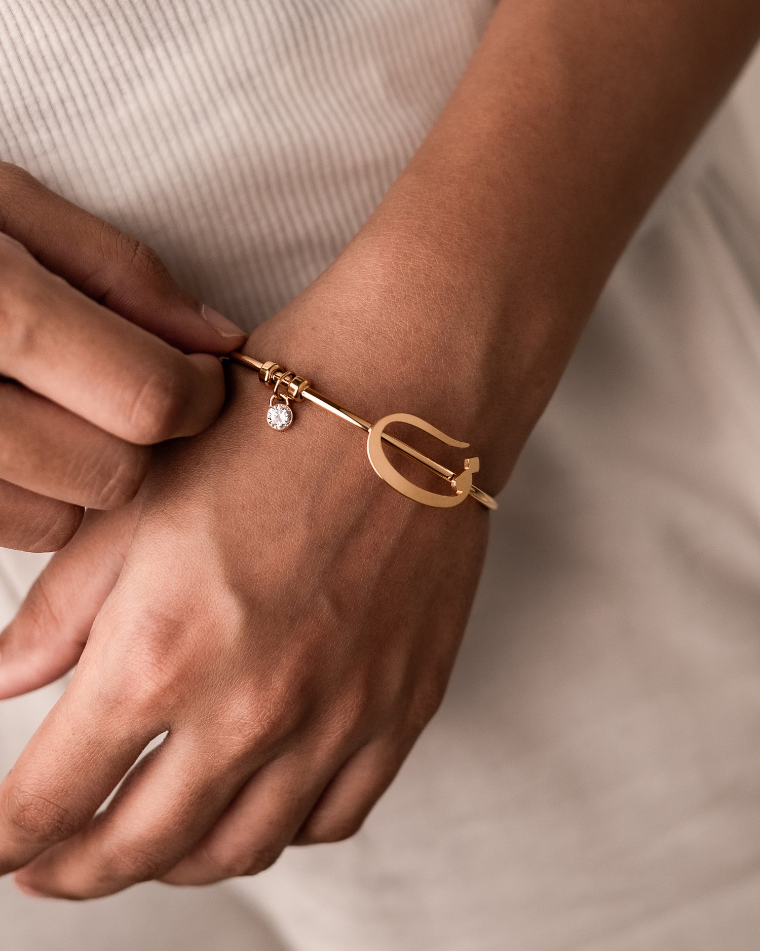 Arabic Initial Bracelet  ف