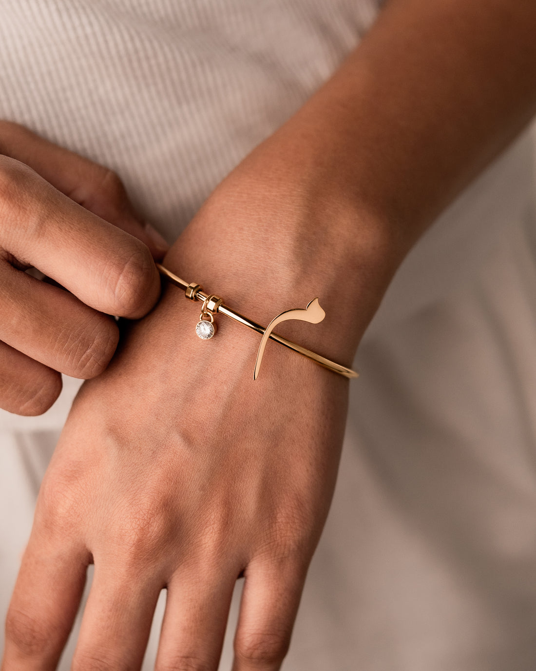 Arabic Initial Bracelet  م